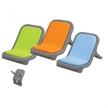 Lounger with Comfort Seat, Orange 