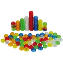Translucent Stackable Counters, 500 Pieces