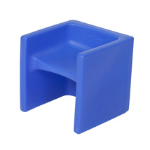 Cube Chair, Blue 