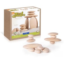 Wood Stackers River Stones, 20 Pieces