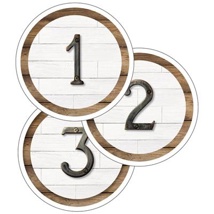 Industrial Chic Student Numbers Mini Cut Outs