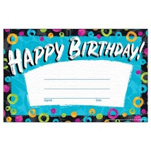 Happy Birthday Recognition Awards, 30 Pack