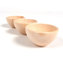 *Wooden Bowls, 3 Pieces