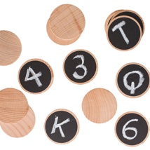 Create n' Play Wooden Discs, 20 Pieces