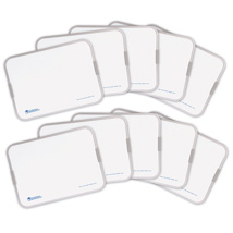 Magnetic Double-sided Dry-Erase Boards, Set of 10