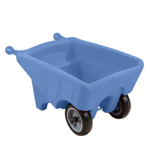 2-Wheel Wheelbarrow, Small, Blue