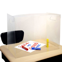 *Personal Space Desk Divider, Clear