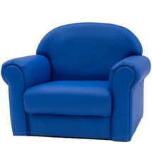 As We Grow Upholstered Chair, Primary Blue