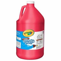 Crayola Washable Tempera Paint, 3.8 L, Red