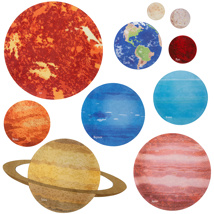Our Solar System Mats, 10 Pieces