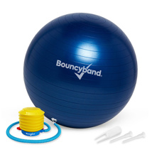 Bouncyband Balance Ball Chair, Weighted, 22", Navy