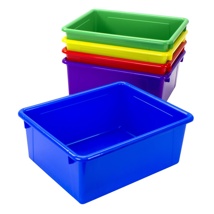 Storage Tray, 10" x 13" x 5", Assorted, Set of 5