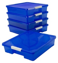 *Student Project Box, Blue, 12" x 12", Set of 5