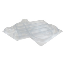 See-Through Sorting Trays, Set of 3