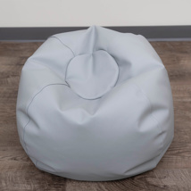 Bean Bag Chair, 26" Diameter, Grey