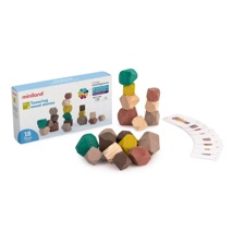 Towering Wood Stones, 18 Pieces