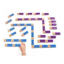 Wooden Addition & Subtraction Dominoes, 40 Pieces