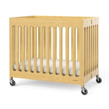 Solid Wood Compact Folding Crib