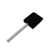 Foam Brush with Wooden Handle, 2" Wide