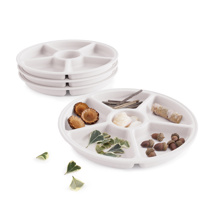 Loose Parts Sorting Trays, White, Set of 4