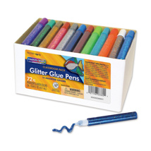 Creativity Street Glitter Glue Pens Classpack, Set of 72