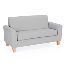 Sense of Place Upholstered Couch, Grey