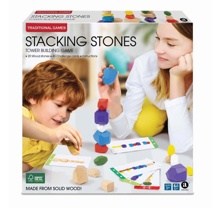 Wooden Stones Stacking Games