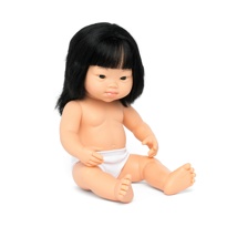 Female Baby Doll with Down Syndrome, 15'', Asian