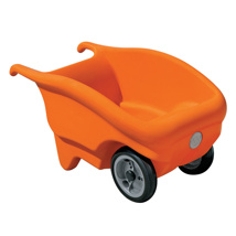 2-Wheeled Wheelbarrow, Orange