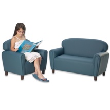 Enviro Upholstered Furniture Set, Preschool, Blue
