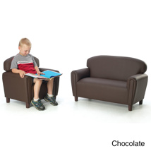 Enviro Upholstered Furniture Set, Preschool, Chocolate