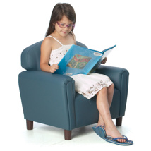 Enviro Upholstered Chair, Preschool, Blue 