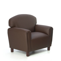Enviro Upholstered Chair, Preschool, Chocolate