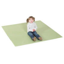 Two Tone Activity Mat, 52" x 52", Dark Sage and Fern Green, 1" Thick