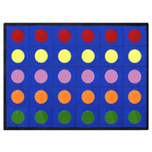 Lots of Dots Rug, 7'8" x 10'9", Rectangle, Primary
