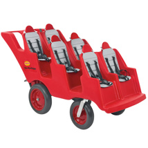 Bye-Bye Buggy, 6 Seater, Red