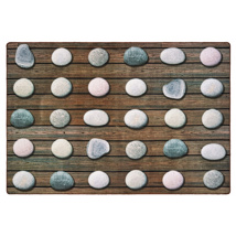 Stones Seating Rug, 8' x 12', Rectangle