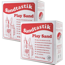 Sandtastik Play Sand, White, 50 lb