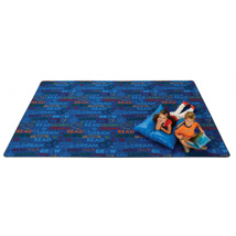 Read to Dream Pattern Rug, 6' x 9', Rectangle