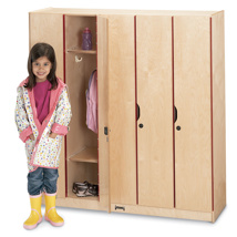 5-Section Locker with Doors