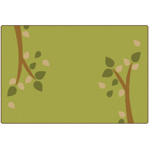 KIDSoft Branching Out, 7'6" x 12', Green, Rectangle