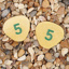 Number Pebbles, 22 Pieces