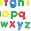 Jumbo See Through Letters, Lowercase, 26 Pieces