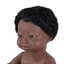 Male Baby Doll with Down Syndrome, 15", Black