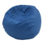 Bean Bag Chair, 26" Diameter, Deep Water Blue
