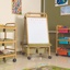 Bamboo Early Learning Station with Sage Tubs