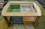 Bamboo Sensory Table with Clear Tubs