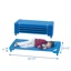 Rest Time Cot, Full Size, Blue, Set of 5